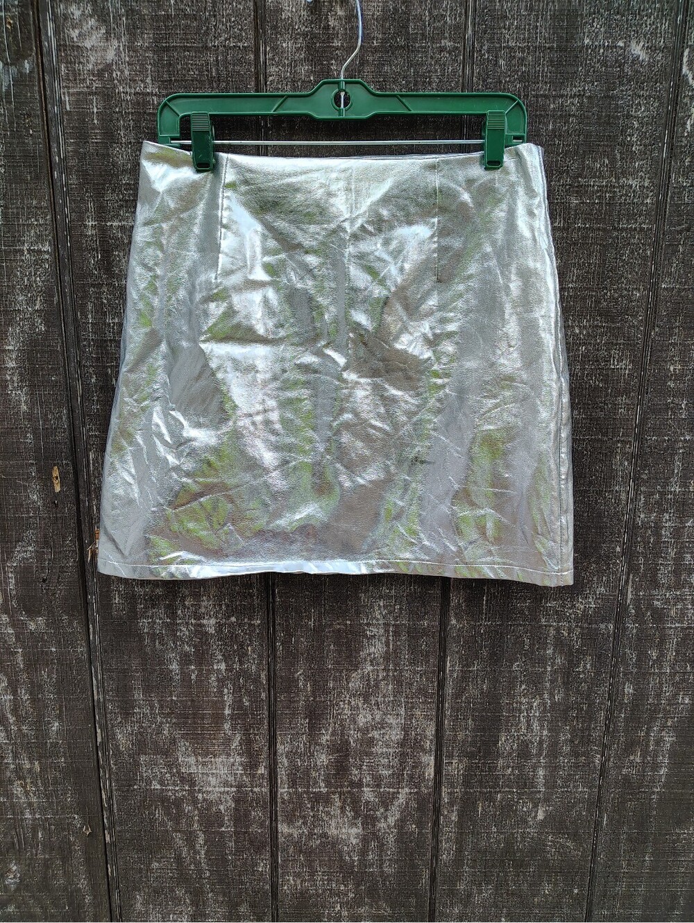 Idem Ditto Silver Metallic Skirt